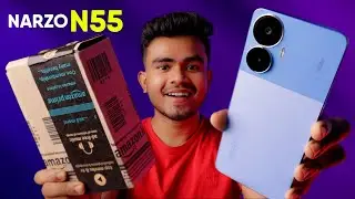 Realme Narzo N55 Retail Unit Unboxing⚡₹10,999 | 64MP | 5000mAh | 33W SUPERVOOC | Helio G88!