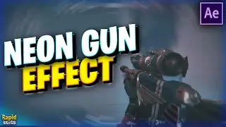How To Make The BEST *NEON GUN* Effect (Effect Tutorial) - After Effects