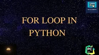 For loop in Python | range() In Python