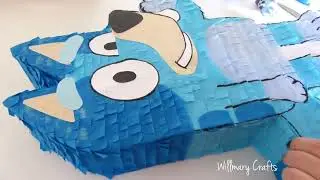 Como hacer una Pinata de Bluey paso a paso | Pinata facil #Bluey