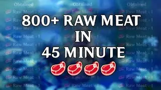 [Fast Farming🥩] 800+ RAW MEAT IN 45 MINUTE - SUMERU | Genshin Impact