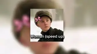 Woman speed up