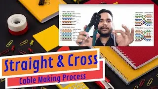 1.3.b Practical Cable Making | Straight Cable | Cross cable