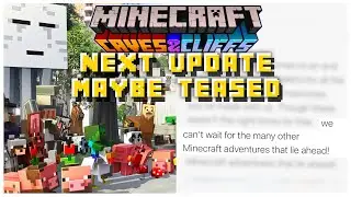 Did This Just Tease The Next Minecraft Update | Minecraft Caves & Cliffs Update