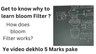 What is Bloom filter ? How does it work? What is the practical application of bloom filter?#bda