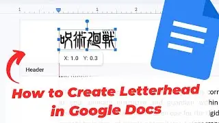 How to Create Letterhead in Google Docs (Business Header)