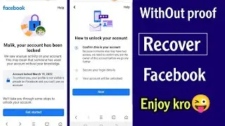 Your Account Has Been locked | How To Unlocked Get Started Facebook Account