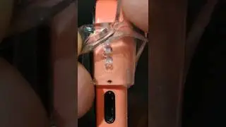 Cleaning iPhone speaker with adhesive gel #satisfying #asmr #waitforit