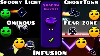 Geometry Dash 2.11 (Android) Shadow Gauntlet - All Levels - The Lost Gauntlets (4/15)