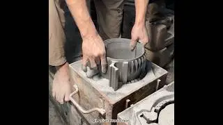 Electric Motor Casting Process #casting #electricalmotor #shorts