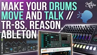 Make Your Drums MOVE & TALK // Motion Record & LFOs // TR-8S, Ableton Live, Reason 11
