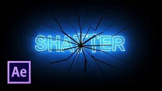Shatter Saber Text In After Effects Tutorial