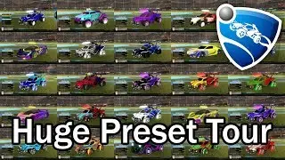 Huge Preset Tour!! Expensive AND Cheap Rocket League Car Design Ideas