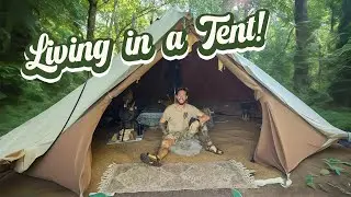 Living Off-Grid in the UK in a Tent Part 2 |Ep 30