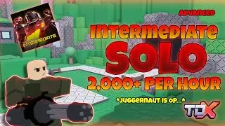 TDX SOLO VICTORY 2,000+ GOLD PER HOUR WITH ONLY THREE TOWERS! (14:32) | ROBLOX