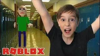 CONSEGUI ESCAPAR DO BALDI'S BASICS NO ROBLOX | Jogando em Família