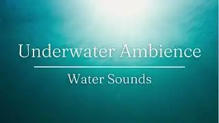 Underwater Ambience Sound Effect | Relaxing Ocean sounds For Stress relief