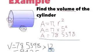 Year 8: Volume and Capacity of Cylinder