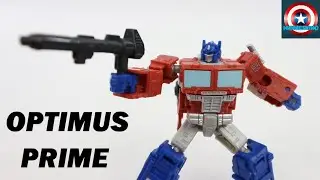 Transformers Kingdom Core Class Optimus Prime Review!