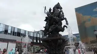 МОСКВА 2023: маленькая площадь между Ярославским и Ленинградским вокзалами   – 24 июня 2023, СБ