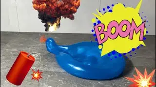 Лопаем шарик с водой