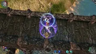 SACRED 2 PL - Magiczna Serafia 104lvl Kolumna blasku, exp na modach.