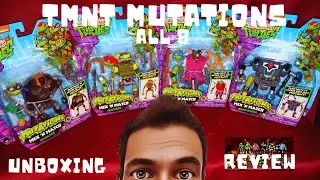 Tales of the TMNT Mutations Mix and Match | All 4 New Figures | Unboxing and Review