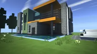 MINECRAFT MODERN MANSION + SHADERS