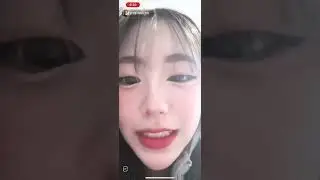 Korean girl spitting on public mirror