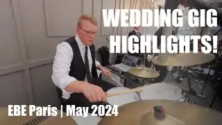 DRUM CAM - Wedding Gig Highlights May 2024