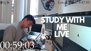 Study With Me Live Pomodoro 60/10🦍🌱