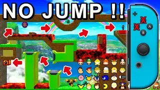 Who Can Pass The Mario Maze Without Jumping ? - Super Smash Bros. Ultimate
