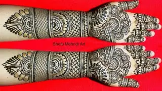 Latest simple full hand bridal mehndi designs || wedding 2022 special front hand mehendi design