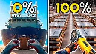 Я разобрал 3 судна на 100% в Ship Graveyard Simulator 2
