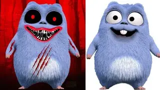 Grizzy And The Lemmings Horror Version Art 2023 | bhoot | aalu mota bhalu | bulbulay | scary