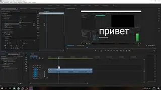 Урок 14 - Текст и субтитры в Adobe Premiere Pro