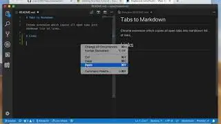 Tabs to Markdown