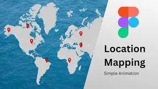 #31 Figma Tutorial | Location Mapping Animation | Figma Config 2023 | Advance Prototyping