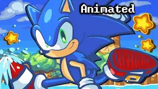 Remember Sonic rush adventure tricks? (ANIMATED)