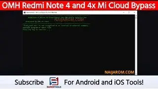 OMH Redmi Note 4 and 4x Mi Cloud Bypass - Best Xiaomi Tool | Super Tools