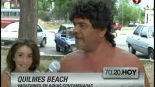 Quilmes Beach: Vacaciones en aguas contaminadas