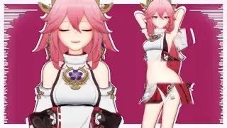 Yae miko👀😳- Phut Hon -【MMD Genshin impact 4K | 60FPS】
