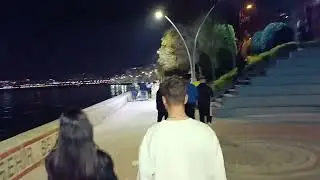 İftarını açan sahile koştu.