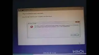 error code 0x8007025D,when operating system installation, OS install error code 0x8007025D, #shorts