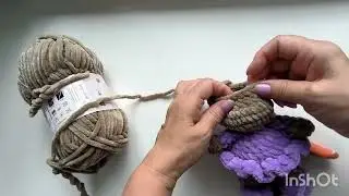 Много игрушек по одной схеме, сегодня вяжем кошечку!!!