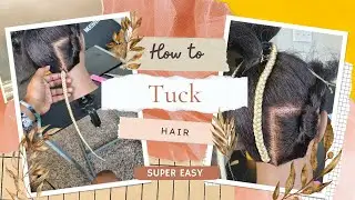 How To Tuck Colored Hair| Tucking Hair| Traditional Box Braids