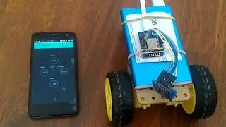 ESP8266 WI-FI машинка (Arduino) управляемая BLYNK (DIY toy RC robot car WI-FI)
