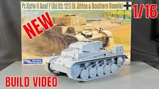 Complete Build  1/16 Gecko Models Panzer II ausf F