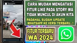Cara Mengatasi Fitur Like Pada Story WA Tidak Muncul Di WhatsApp Kita Padahal Sudah Update