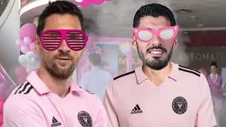 MESSI y SUAREZ fueron al CINE a ver BARBIE